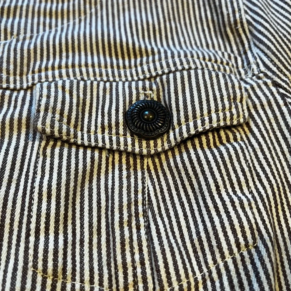 Christopher & Banks Brown Striped Jacket - Picture 6 of 11